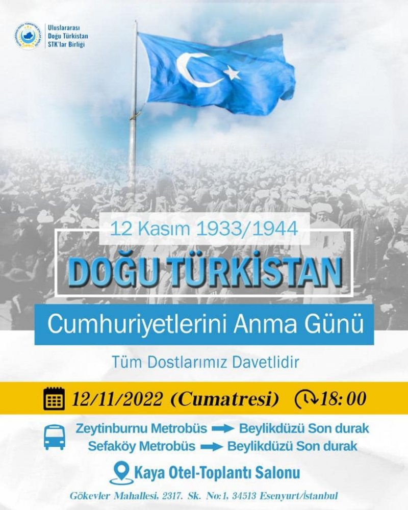 Doğu Türkistan Cumhuriyetlerini Anma Günü