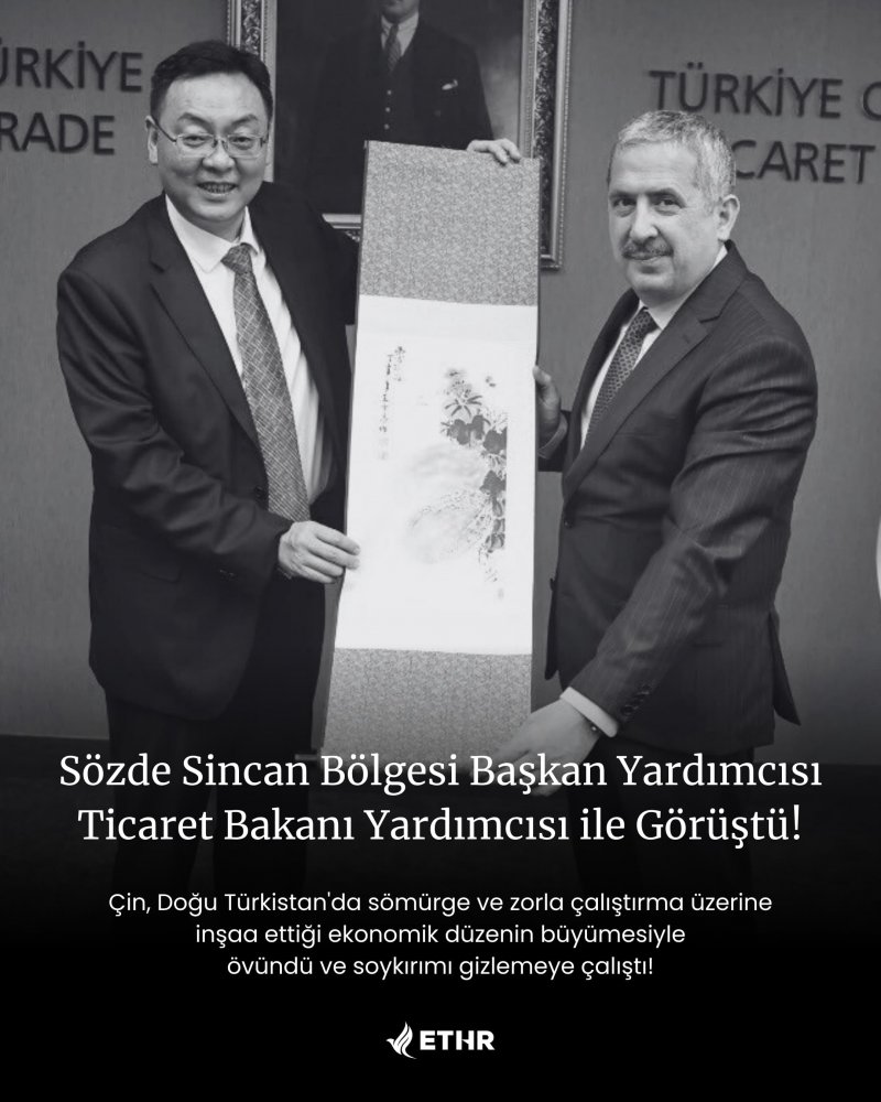 T.C. Ticaret Bakanlığı ile Çin Heyeti Arasındaki Görüşmeye İlişkin Açıklama